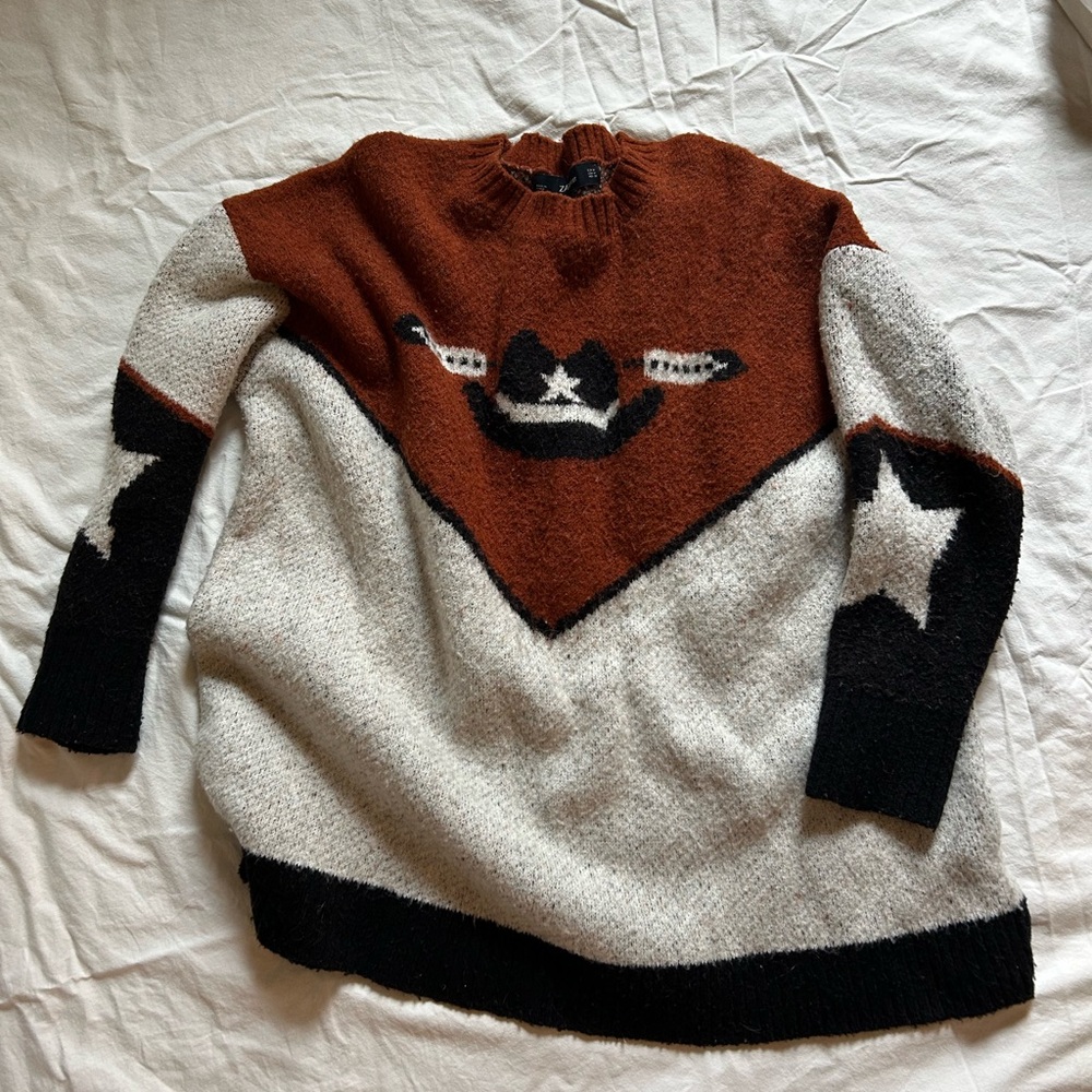 Zara Cowboy Sweater